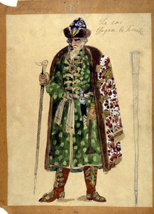 A király karaktere Alexander Borodine (1833-1887) „Igor herceg” című operájában. alkotó: Unknown artist