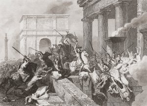 A vandálok érkezése Spanyolországba alkotó: Unknown artist