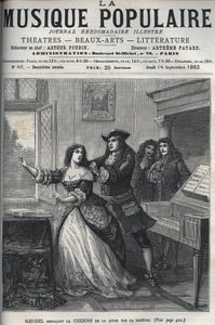 A zeneszerző George Frederick Handel (Georg Friedrich Handel alkotó: Unknown artist