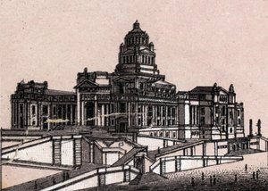 A belgiumi brüsszeli bíróság: „A világ 168 nézetet illusztrál” Keltezés nélküli (XIX. század vége) alkotó: Unknown artist