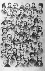 A különböző típusú bűnözők a berlini rendőrség archívuma szerint. 1882 alkotó: Unknown artist