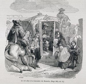 A király Mazarinhoz ment alkotó: Unknown artist