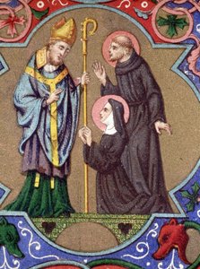Assisi Szent Ferenc élete. 20. század eleje (kromo) alkotó: Unknown Artist