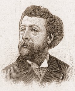Az Academy Francaise tagjai 1895-ben: Edouard Pailleron (1834-1899) francia költő és drámaíró portréja. alkotó: Unknown artist