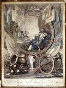 A Győzelem többi gyermeke: allegória a napóleoni háború katonáiról. n.d.. 19. század. alkotó: Unknown artist
