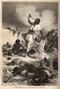II. Theodoros, etióp császár (1818-1868 körül) öngyilkossága áprilisban alkotó: Unknown artist