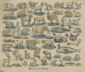 Állatok. 1750-1800 alkotó: Unknown