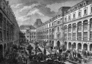 Párizs átalakulásai a második birodalom alatt, Paris Haussmann: Place du Chateau d