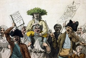 Marat diadala. századi metszet alkotó: Unknown artist