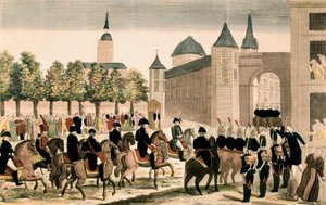 Napóleon csapatainak diadalmas bevonulása Madridba, 1808. december 4 alkotó: Unknown artist