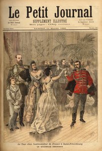 III. Sándor cár (1815-1894) a quadrille d