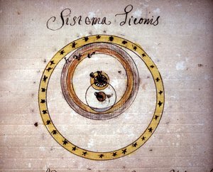 Tycho Brahe rendszer. 17. századi kézirat. alkotó: Unknown artist