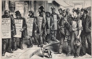 USA: tiltakozás a Liga nevében az alkohollal való visszaélés ellen 1875 alkotó: Unknown artist