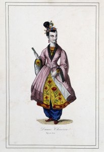 Egy kínai nő – Paul Jonhanneaud atya „A föld népei” című művében, Librairie des Bons livres alkotó: Unknown artist