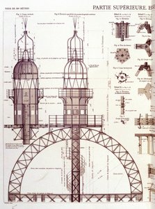 Az Eiffel-torony felső része (3. emelet) - ipari formatervezés alkotó: Unknown artist