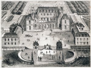 Versailles sous Louis XIII - metszet alkotó: Unknown artist