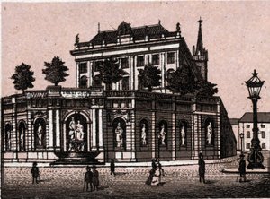 Bécs, Ausztria: kilátás a szökőkútra, Francois Joseph (Francois-Joseph) (Francis Joseph