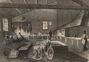 Látvány Mr. Gueyton galvanizáló műhelyéről. alkotó: Unknown artist
