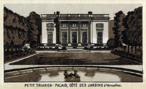 Kilátás a Peer Trianonra a versailles-i kertben. alkotó: Unknown artist
