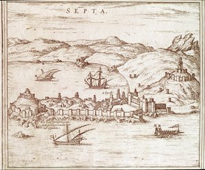 Kilátás Ceuta városára alkotó: Unknown artist