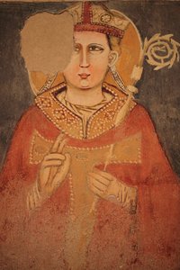 Falfreskó San Zeno Maggiore-ban. Verona alkotó: Unknown artist