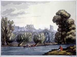 Windsori kastély a Temzén. alkotó: Unknown artist