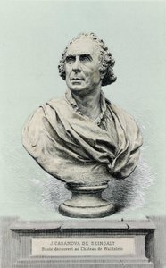 Giovanni Giacomo Casanova (1725-1798) olasz kalandor és író portréja. alkotó: Unknown artist