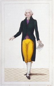 Jean Marie Roland de La Platière francia politikus (1734-1793) portréja, 1830-as metszet. alkotó: Unknown artist