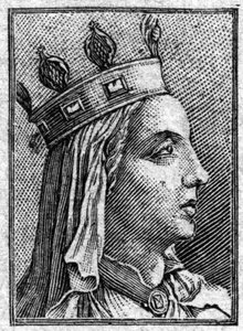 az 559-ben elhunyt I. Childebert király Ultrogothe feleségének portréja. alkotó: Unknown artist