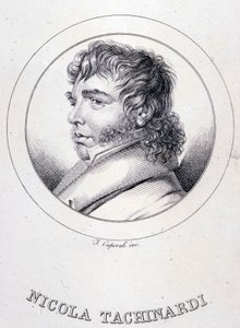 Tachinardi (Nicola Tacchinardi) olasz tenor portréja (Livorno alkotó: Unknown artist