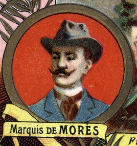 de Mores márki portréja alkotó: Unknown artist