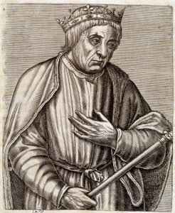 III. Nagy Kázmér lengyel király portréja. 1310-1370. századi metszet. alkotó: Unknown artist