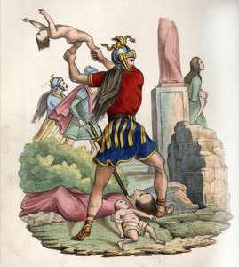 a vandálok 439-ben foglalták el Karthágót. az „ókori és újkori Algériában” Léon Galibert. Olasz kiadás 1846 színes. alkotó: Unknown artist