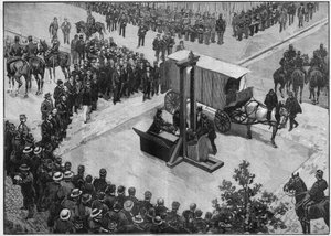 az anarchista Caserio kivégzése Lyonban 1894-ben. alkotó: Unknown artist