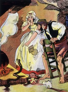 a három kívánság - "Tales wirtten by Charles, 20. század eleje (nyomtatás) alkotó: Unknown Artist