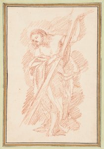Rajz, Krisztus állva, 1759-70 körül alkotó: Unknown artistUnknown artist