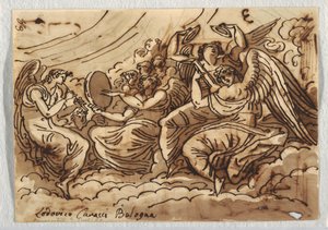 Rajz, Angyalok koncertje, 1813-18 alkotó: Unknown artistUnknown artist