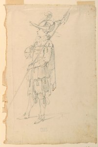 Rajz, jelmeztervezés: 1720 körül.