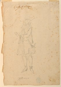 Rajz, jelmeztervezés: 1720 körül. alkotó: Unknown artistUnknown artist