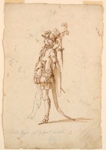 Rajz, jelmeztervezés: 1720 körül. alkotó: Unknown artistUnknown artist