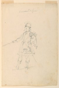 Rajz, jelmeztervezés: 1720 körül. alkotó: Unknown artistUnknown artist