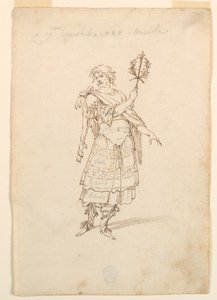 Rajz, jelmeztervezés: 1720 körül. alkotó: Unknown artistUnknown artist