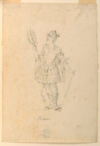 Rajz, jelmeztervezés: 1720 körül. alkotó: Unknown artistUnknown artist