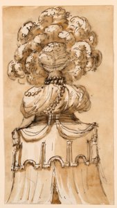 Rajz, Védőtető, 1790 körül. alkotó: Unknown artistUnknown artist