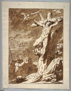 Rajz, Keresztrefeszítés, 1815-1825 alkotó: Unknown artistUnknown artist