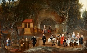 Vitéz társaság az erdőben alkotó: Unknown artistUnknown artist