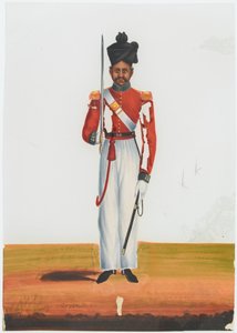 2. Martin zászlóalj Subadar, Madras Hadsereg alkotó: Unknown artist