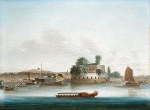 Erőd a Kanton folyón alkotó: Unknown artist