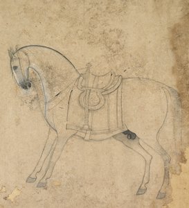 Egy nyerges ló alkotó: Unknown artist