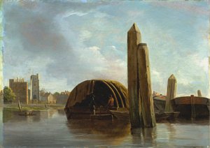 Lambeth kilátása alkotó: Unknown artist